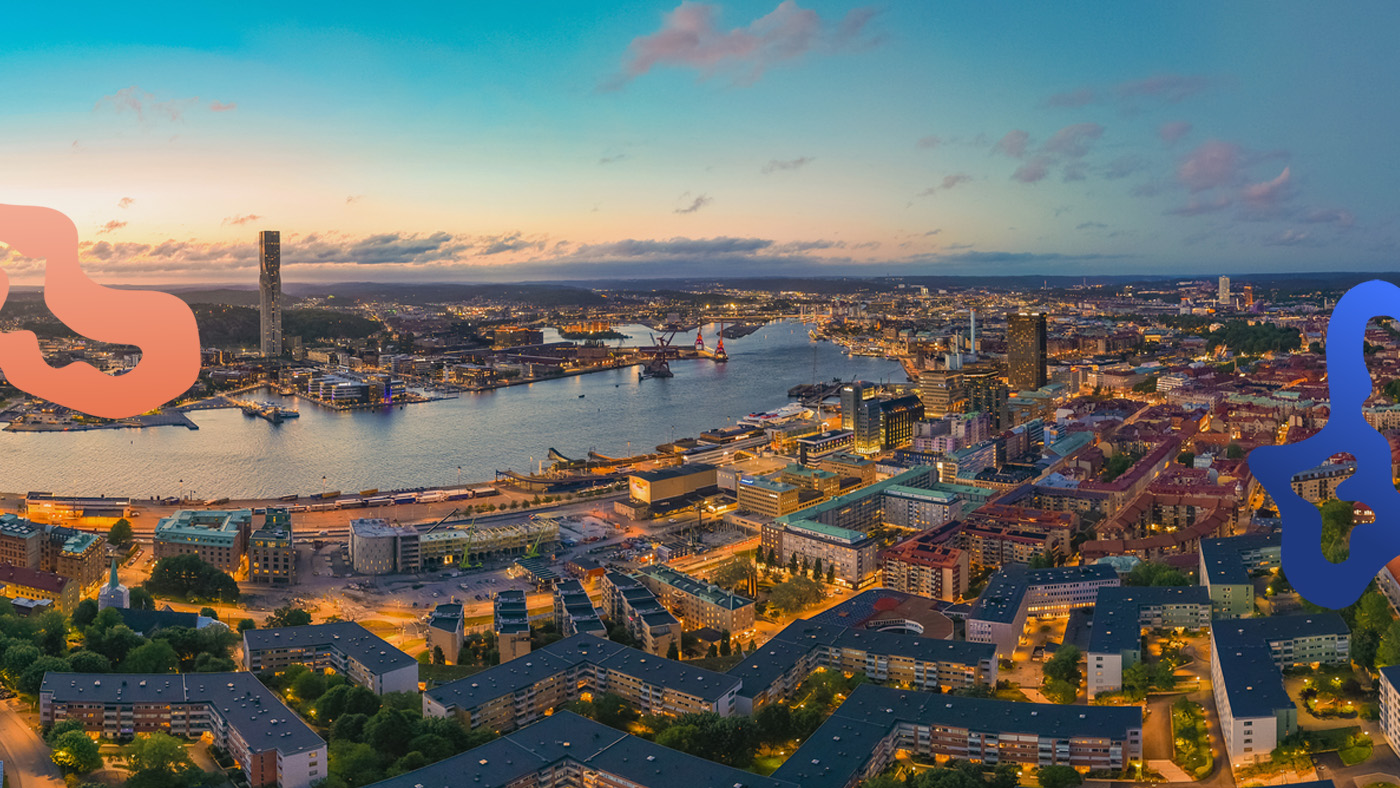Vy över Göteborg stad där det alltid finns behov av bra bemanning